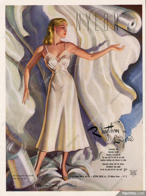 Rhythm (Lingerie) 1948 Nightgown, Bradshaw Crandell