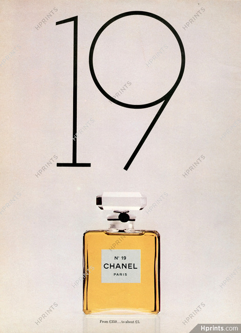 Chanel (Perfumes) 1974 Numéro 19