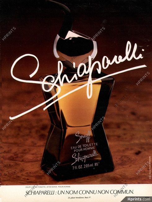 Schiaparelli (Perfumes) 1977 "Snuff"