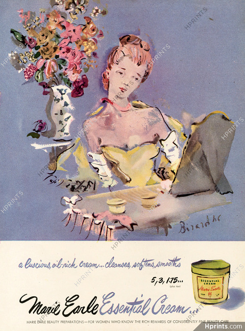 Marie Earle (Cosmetics) 1947 Christian Bérard
