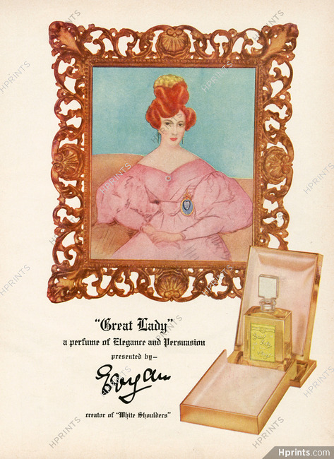 Evyan (Perfumes) 1958 "Great Lady"