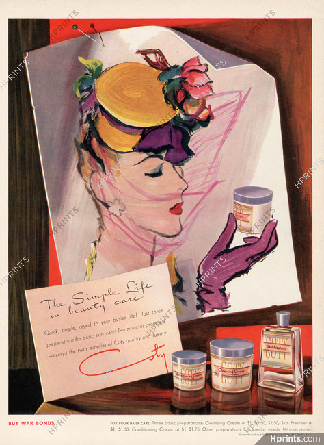 Coty (Cosmetics) 1943