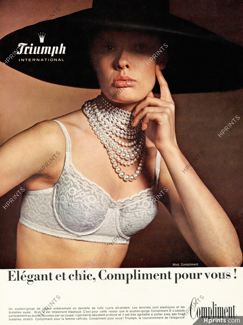Warner's (Lingerie) 1965 Brassiere — Advertisement