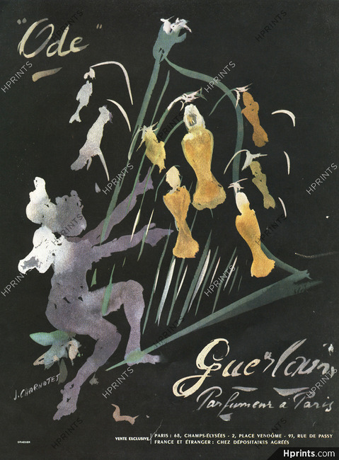 Guerlain (Perfumes) 1959 Ode, J. Charnotet