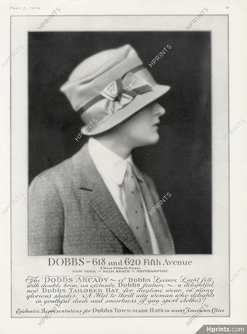 Dobbs (Millinery) 1926