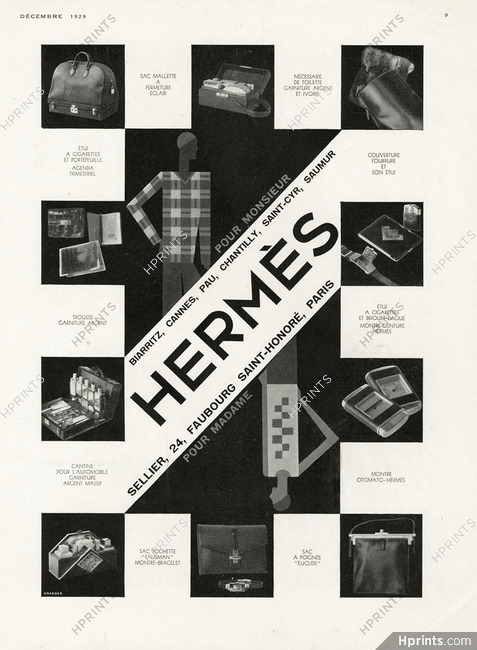 Hermès 1929 Fashion for Man, for woman, Handbags, Otomato Watch, Belt Watch (S)