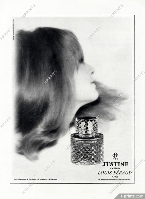 Louis Féraud (Perfumes) 1967 "Justine"