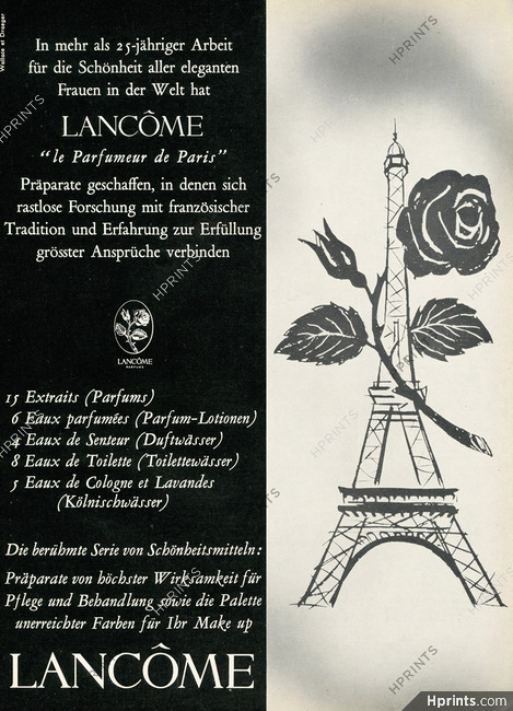 Lancôme (Perfumes) 1960 Eiffel Tower
