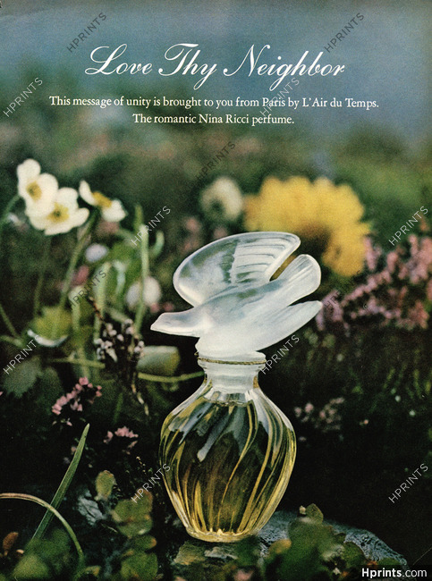 Nina Ricci (Perfumes) 1971 L'air Du Temps