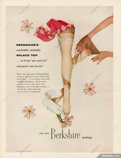 Berkshire (Hosiery, Stockings) 1953 John Frederics Accessories