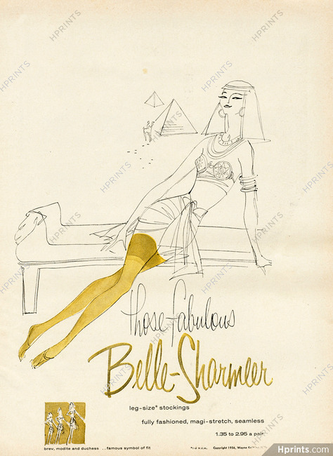 Belle-Sharmeer 1956 Egypt, Stockings