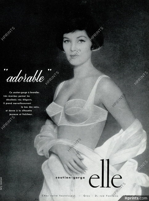 Elle (Lingerie) 1957 Bra, Photo Harry Meerson