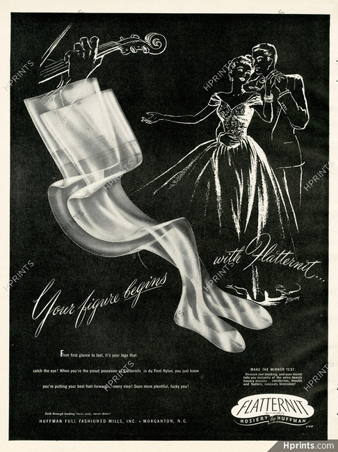 Flatternit (Hosiery, Stockings) 1947