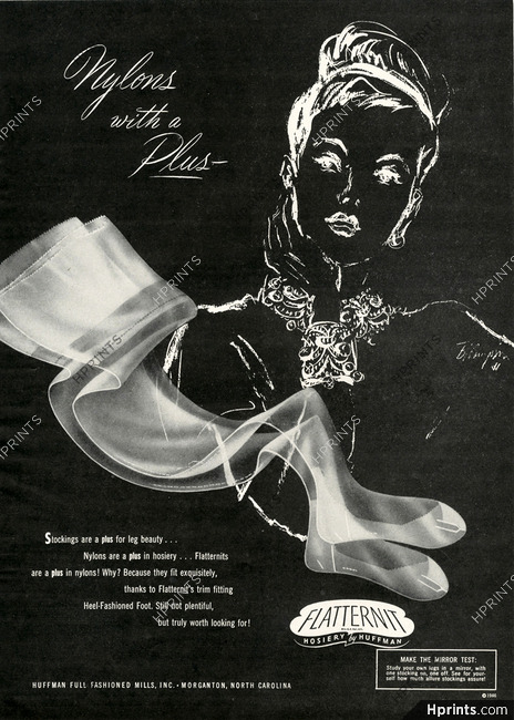 Flatternit (Hosiery, Stockings) 1946