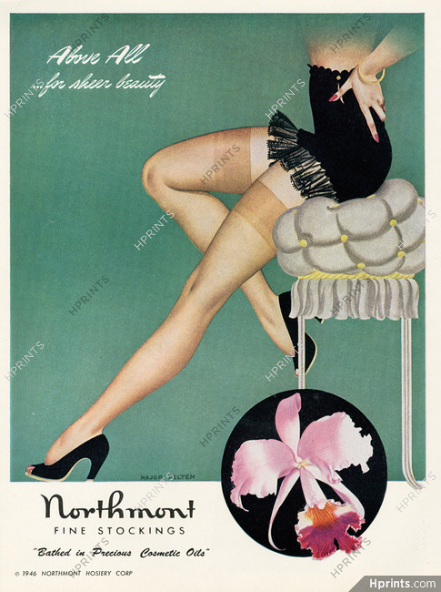 Northmont (Hosiery) 1946 Stockings, Major Felten
