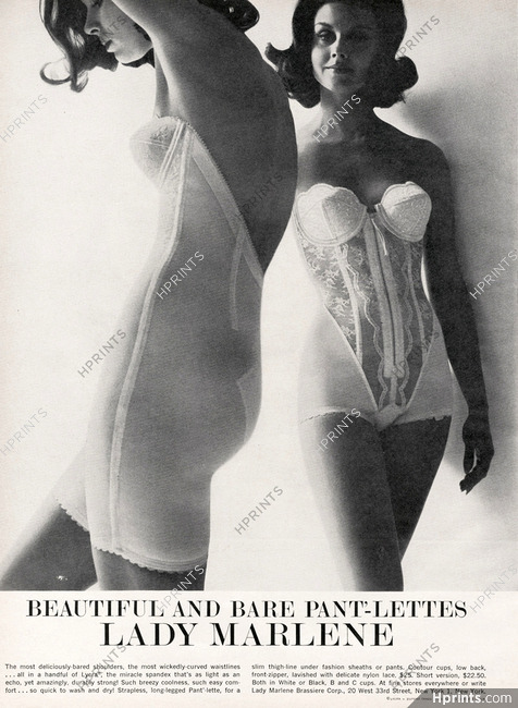 Vintage 1960s Babydoll Corset Girdle by Lady Marlene