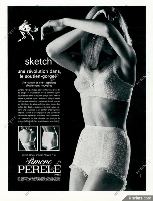 Simone Pérèle 1967 ''Sketch'' Girdle Bra