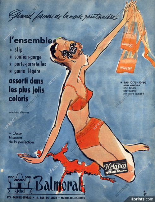 Vintage 1959 WARNER'S Bra Brassiere Lingerie Women's Fashion 50's Print Ad  