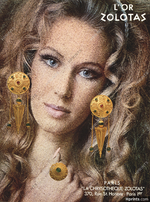 Zolotas (Jewels) 1971 Earrings, Ring