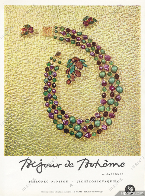 Jablonex (Jewels) 1963 Pearls Bijoux de Bohême