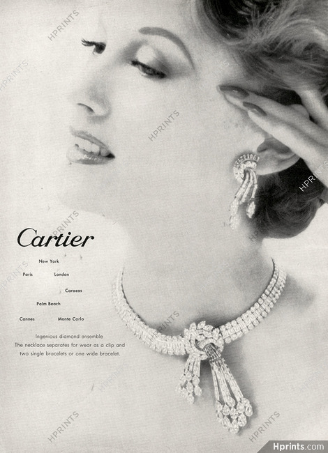 Cartier (High Jewelry) 1955 Earrings, Necklace
