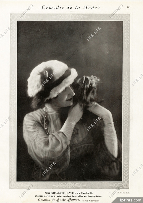 Charlotte Lysès (Portrait) 1912 Lucie Hamar, Yorkshire