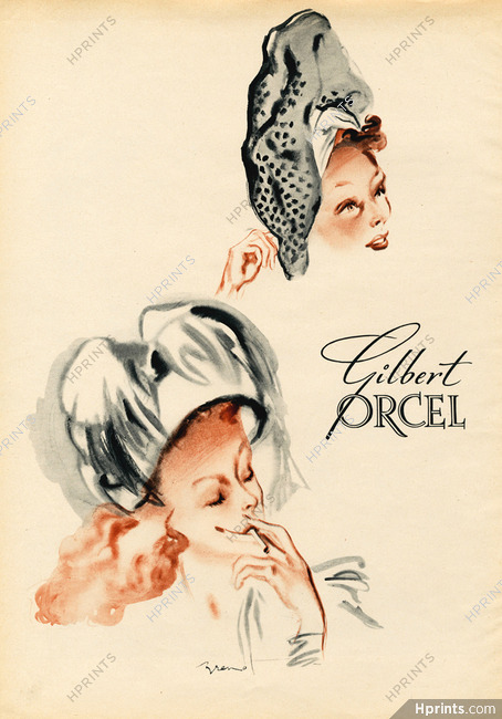 Gilbert Orcel (Millinery) 1945 Brénot