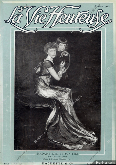 Antonio De La Gandara 1910 La Vie Heureuse cover