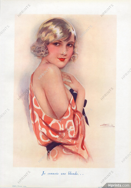 Suzanne Meunier 1929 Je connais une blonde...
