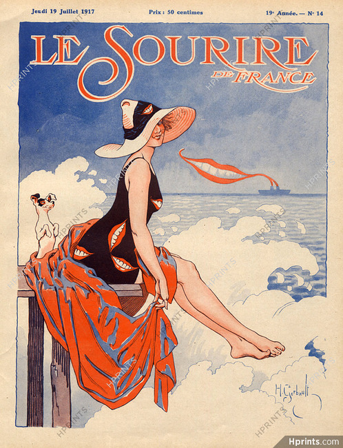 Henry Gerbault 1917 Bathing Beauty, Swimwear