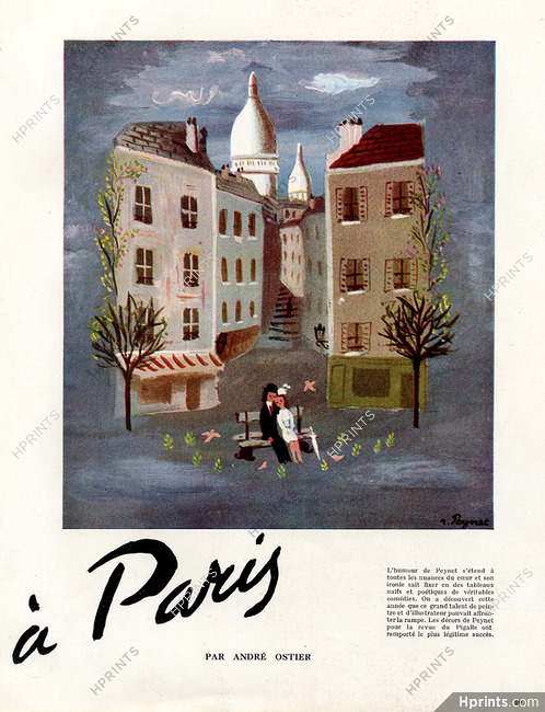 Peynet 1946 Montmartre