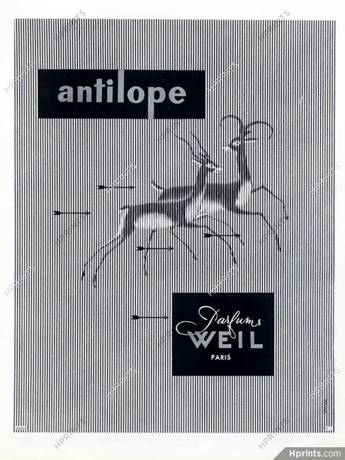 Weil (Perfumes) 1951 Antilope, Massa