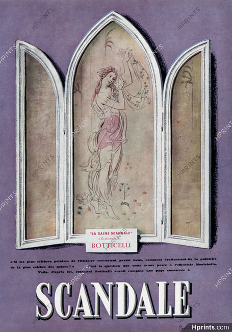 Scandale 1943 Botticelli, Montebello
