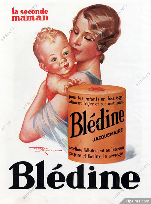 Blédine 1931 Baby, Ets Jacquemaire, Henry Le Monnier