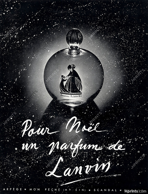 Lanvin (Perfumes) 1936 Christmas — Perfumes — Advertisements