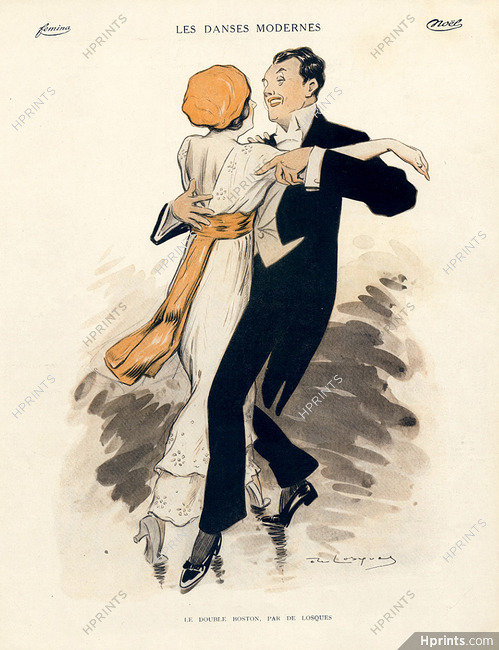 De Losques 1912 ''Le Double Boston'' Dancers