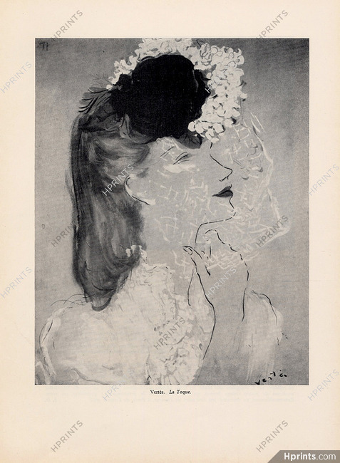 Suzy 1940 Marcel Vertès ''La Toque''