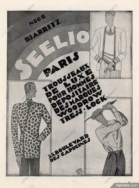 Seelio (Men's Clothing) 1924 Serge Soma Luico