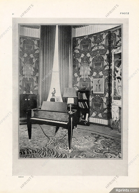 Ruhlmann 1925 Piano Gaveau, Art Déco, Photo Buffotot