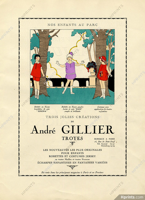 André Gillier 1923 Fashion Children, Maggie Salcedo