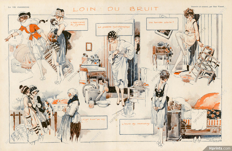 René Vincent 1918 Loin du Bruit Souvenirs de Vacances
