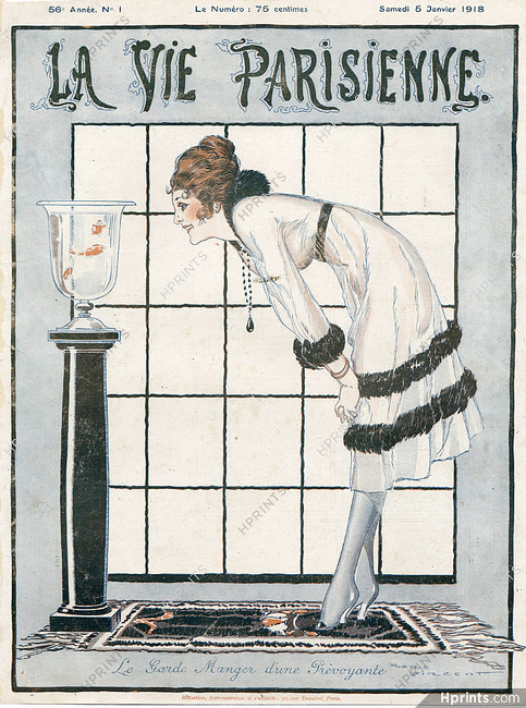 René Vincent 1918 ''Le garde manger d'une prévoyante'' Sexy Parisienne