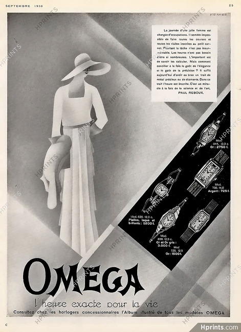 Omega 1930 Kramer, Text Paul Reboux