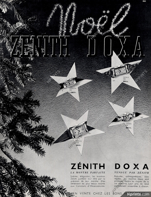 Zenith & Doxa 1936