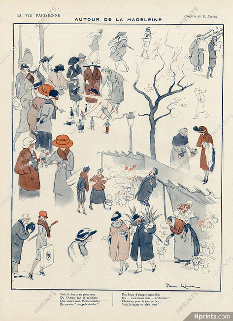 Pierre Lissac 1920 ''Autour de la Madeleine''