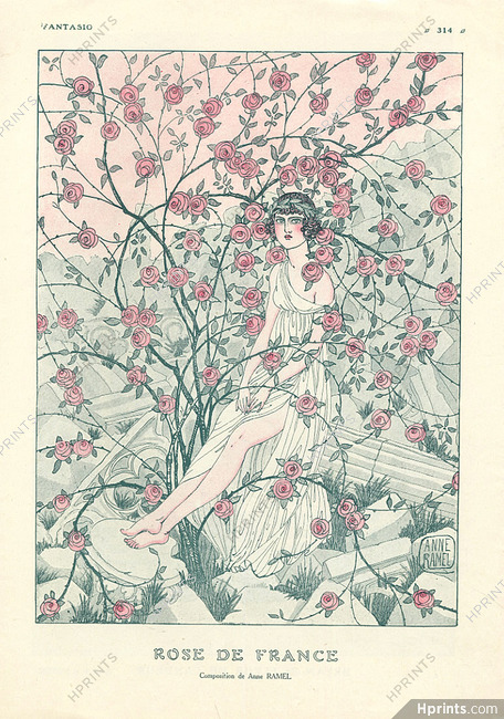Anne Ramel 1915 ''Rose de France''