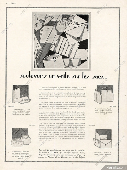 Louis Vuitton (Handbags) 1927 Article