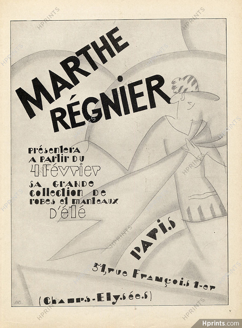 Marthe Régnier 1927