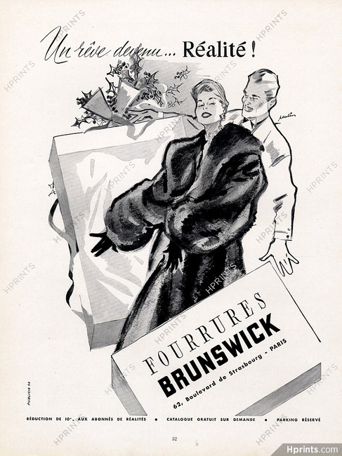 Fourrures Brunswick (Furs) 1948 Maurice Paulin