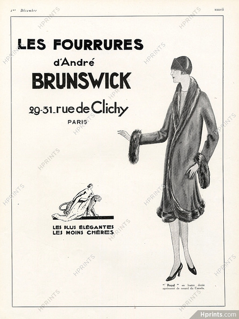 André Brunswick (Furs) 1925